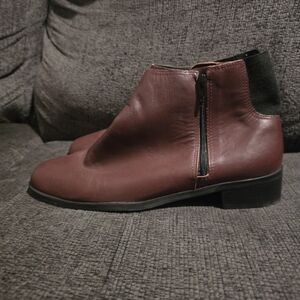 Details | Maroon Moto Booties Women's Size EU 42 US 9